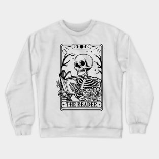 Reading | The reader tarot card| Funny reading tarot card Crewneck Sweatshirt